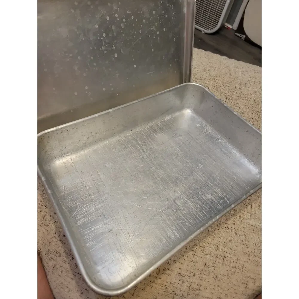 Foley Vintage Goose Aluminum Cake Baking Pan 9x13 With Lid